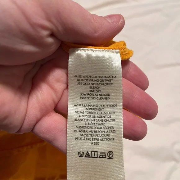 Maeve by Anthropologie Puff Sleeve XX-Small Blouse in dandelion Yellow - Picture 9 of 9